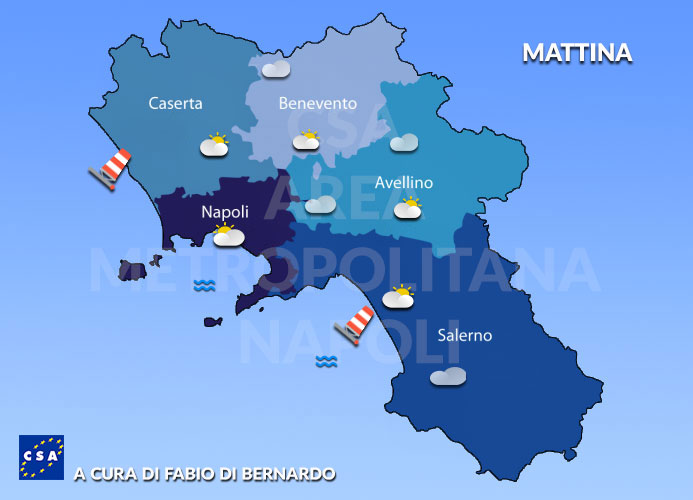Previsioni Campania 05/01/2022 Mercoledì – CSA Meteo