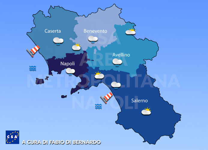 Previsioni Campania 01/04/2022 Venerdì – CSA Meteo
