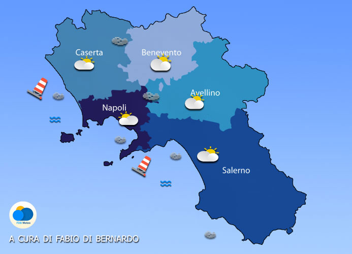Previsioni Campania 24/03/2023 Venerdì – CSA Meteo