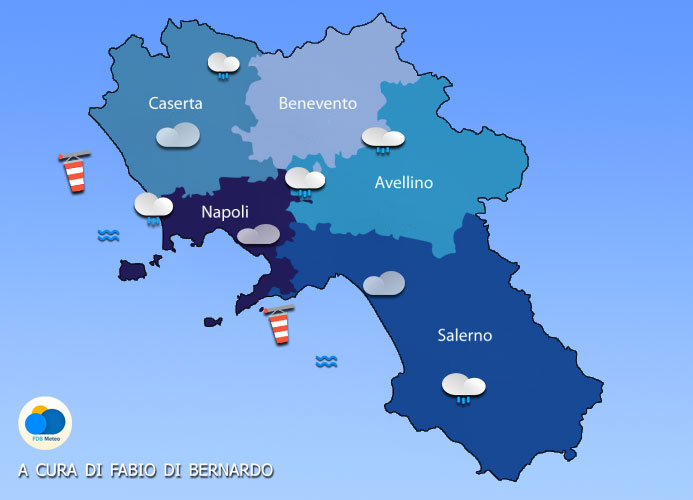 Previsioni Campania 16/04/2023 Domenica – CSA Meteo
