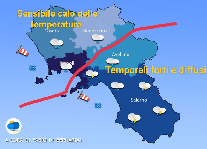 Previsioni Campania 05/08/2023 – Sabato – CSA Meteo