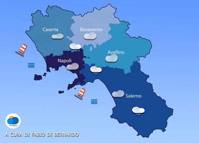 Previsioni Campania 21/11/2023 – MARTEDI’ – CSA Meteo