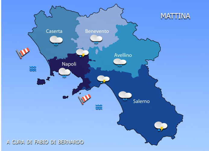 Previsioni Campania 17/10/2023 – MARTEDI’ –  CSA Meteo