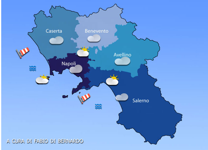 Previsioni Campania 29/12/2023 E 30/12/2023 – VENERDI’ E SABATO – CSA Meteo