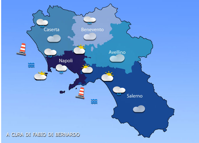 Previsioni Campania 30/11/2023 – GIOVEEDI’ – CSA Meteo
