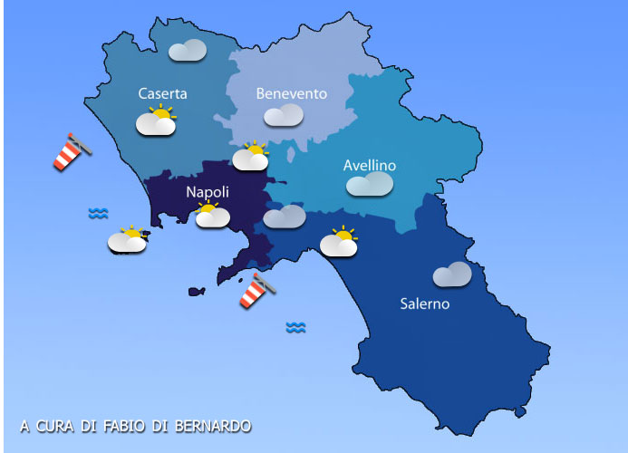 Previsioni Campania 15/11/2023 – MERCOLEDI’ – CSA Meteo