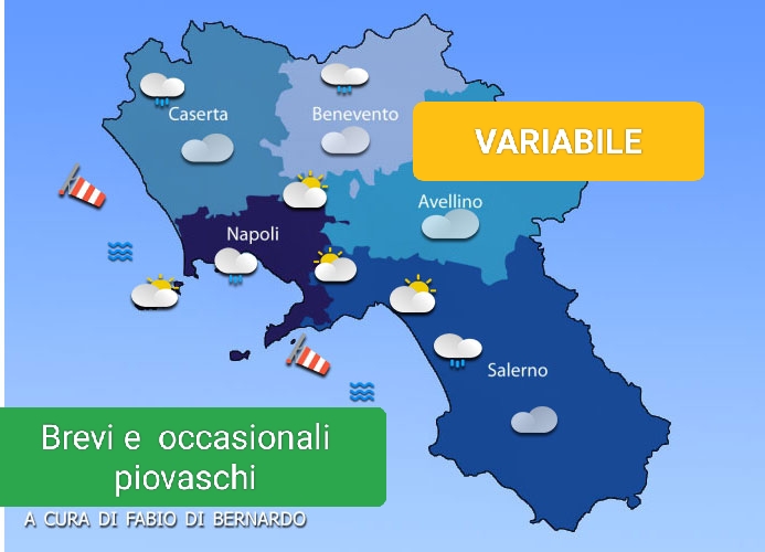 Previsioni Campania 04/11/2023 – SABATO –  CSA Meteo