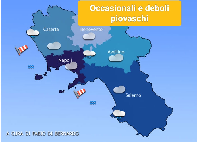 Previsioni Campania 16/11/2023 – GIOVEDI’ – CSA Meteo
