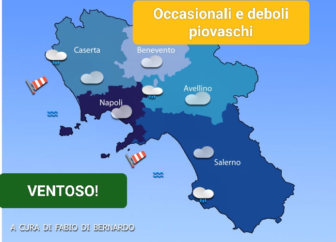 Previsioni Campania 17/11/2023 – VENERDI’ – CSA Meteo