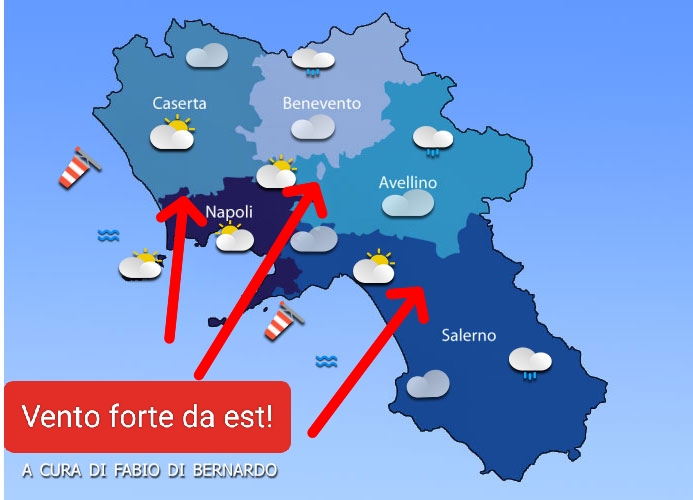Previsioni Campania 23/11/2023 – GIOVEDI’ – CSA Meteo