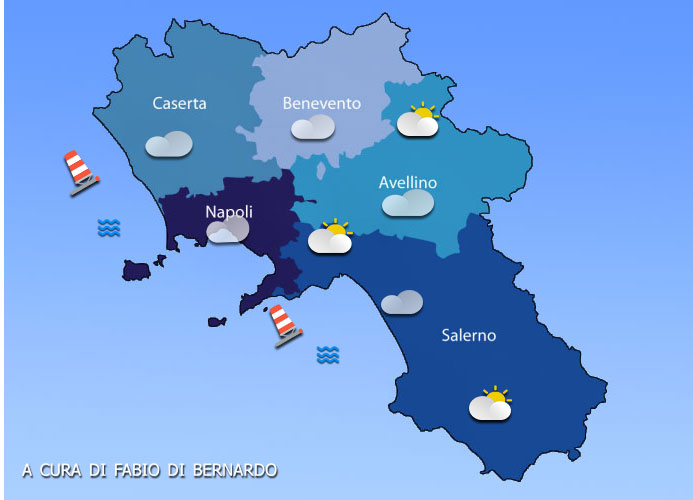 Previsioni Campania 08/12/2023 – VENERDI’ –  CSA Meteo