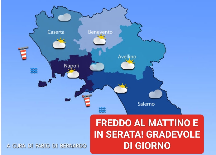 Previsioni Campania 03/12/2023 – DOMENICA –  CSA Meteo
