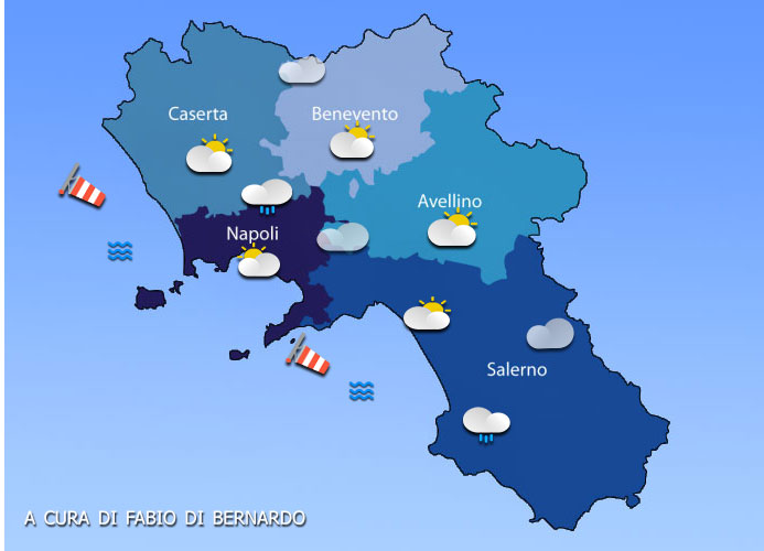 Previsioni Campania 03/01/2024 – MERCOLEDI’ – CSA Meteo