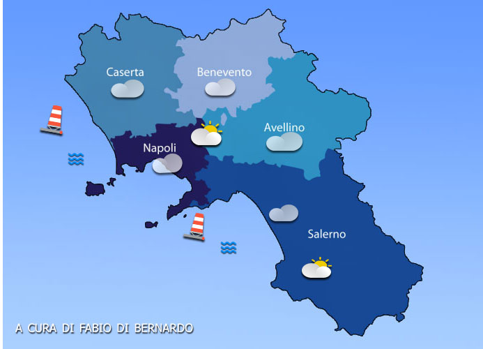 Previsioni Campania 05/01/2024 – VENERDI’ – CSA Meteo