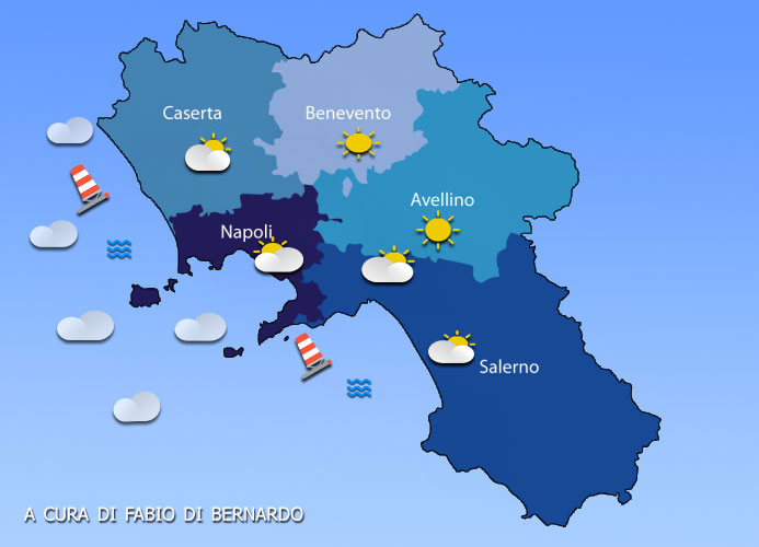 Previsioni Campania 27/02/2024 – MARTEDI’ – CSA METEO
