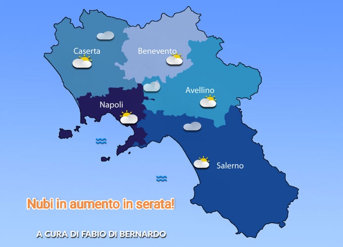 Previsioni Campania 06/05/2024 – LUNEDI’– CSA meteo