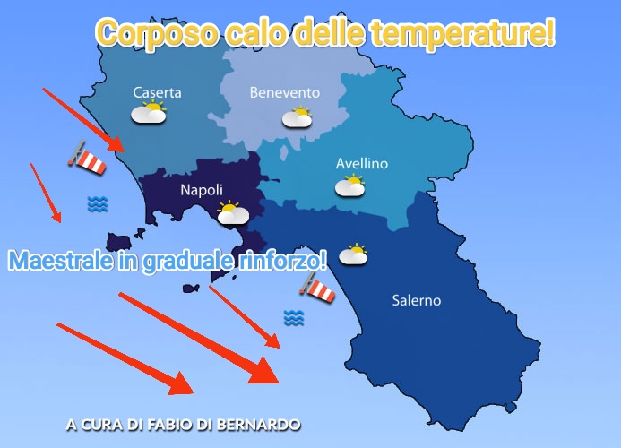 Previsioni Campania 22/06/2024 – SAbato – CSA meteo