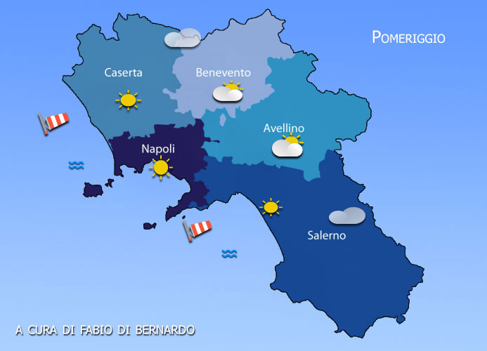 PREVISIONI CAMPANIA 24/08/2024 E 25/08/2024 – SABATO E DOMENICA – CSA METEO