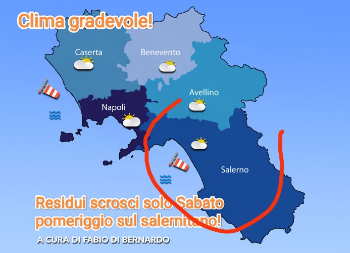 PREVISIONI CAMPANIA 14/09/2024 E 15/09/2024 – SABATO E DOMENICA – CSA METEO
