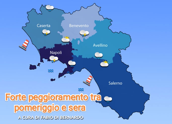 PREVISIONI CAMPANIA 03/10/2024 – GIOVEDI’ – CSA METEO