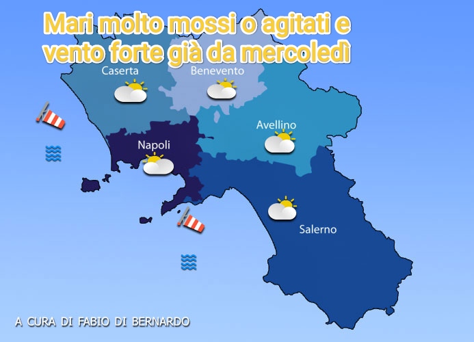 PREVISIONI CAMPANIA  21/11/2024 – GIOVEDI’– CSA METEO