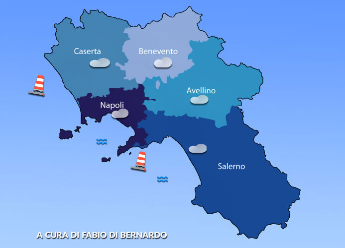 PREVISIONI CAMPANIA  09/02/2025 – DOMENICA – CSA METEO