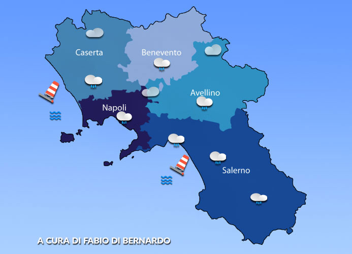 PREVISIONI CAMPANIA  18 NOVEMBRE 2025 – MARTEDI’ – CSA METEO