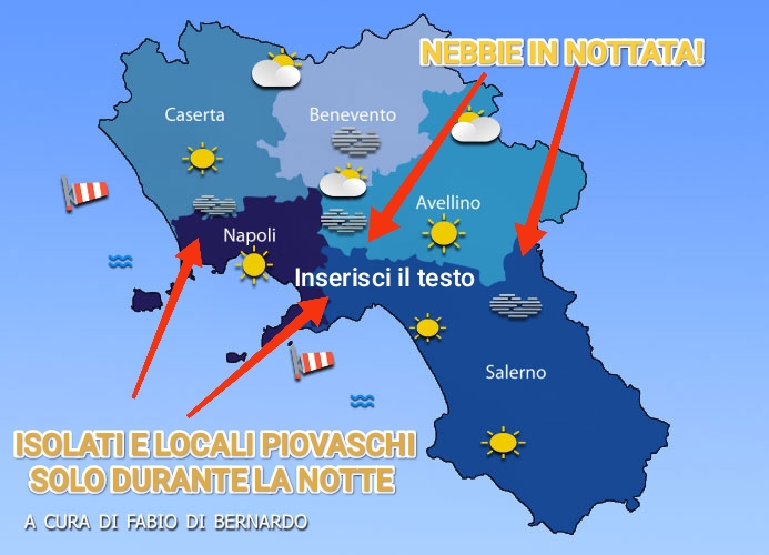 PREVISIONI CAMPANIA  29 OTTOBRE 2025 – MERCOLEDI’ – CSA METEO